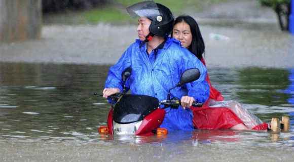 चीन में जबरदस्त बाढ से 181 लापता