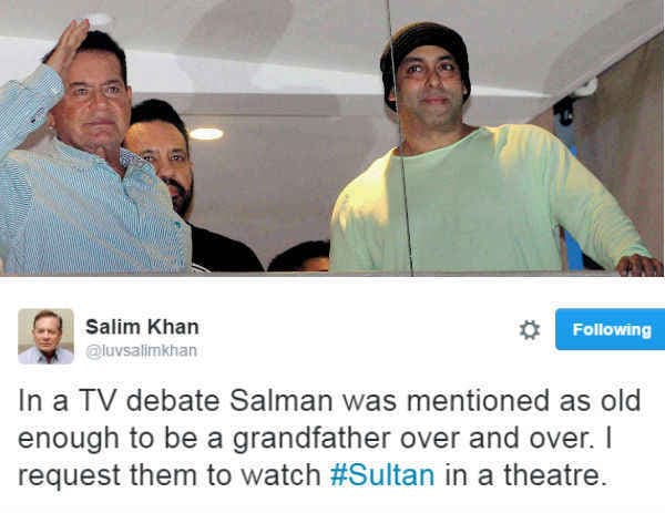सलमान को ‘दादाजी'' कहने पर भड़के पिता सलीम खान, दिया करारा जवाब