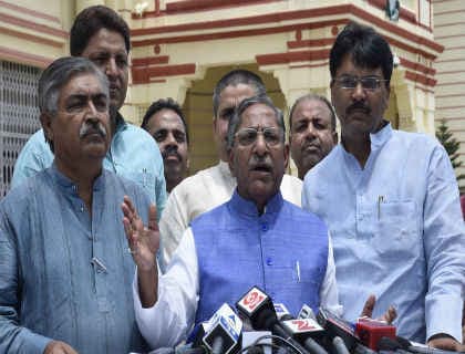 गंगाजल पर ओछी राजनीति बंद करें नीतीश: नंदकिशोर