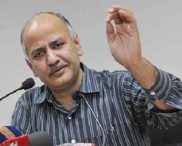 सिसोदिया को शहरी विकास विभाग से मुक्त किया गया