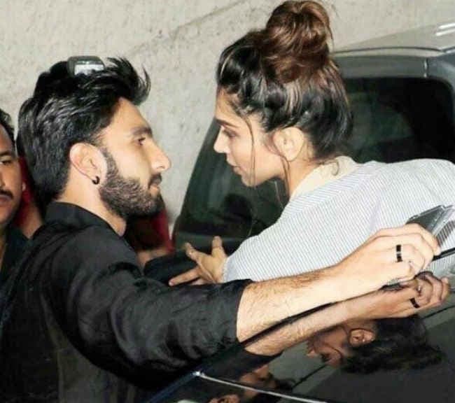 रणवीर को किस करती कैमरे में कैद हुईं दीपिका पादुकोण, SEE VIDEO