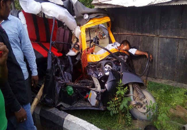 Bihar : मुजफ्फरपुर में बस और ऑटो की टक्कर में 10 की मौत, दर्जनों घायल