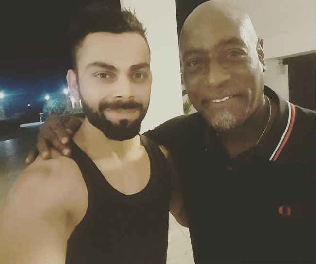 रिचर्ड्स के बेटे ने बनायी कोहली की पेंटिंग