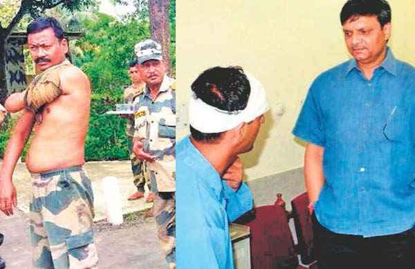 बीएसएफ जवानों पर गाय तस्करों का हमला, 8 जख्मी