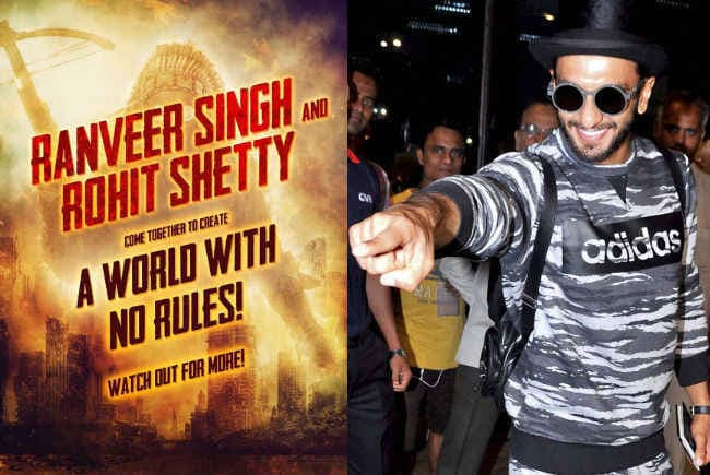 एक्‍शन से भरपूर होगी रणवीर सिंह और रोहित शेट्टी की मेगा बजट फिल्‍म, देखें पोस्‍टर!