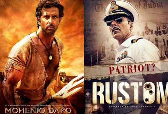 बॉक्स ऑफिस की दौड में ‘मोहनजो दारो'' से आगे है ‘रुस्तम''