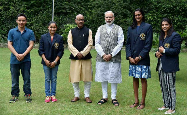 खेलरत्न से सम्मानित हुए पीवी सिंधु, साक्षी मलिक, जीतू राय व दीपा कर्माकर