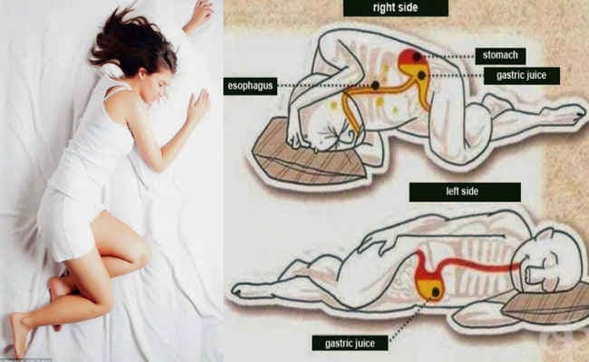 बायां करवट सोने के फायदे