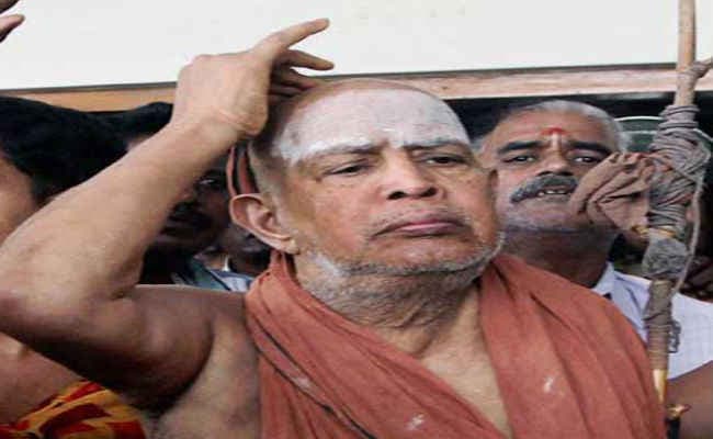 श्री जयेन्द्र सरस्वती अस्पताल में भर्ती, हालत गंभीर