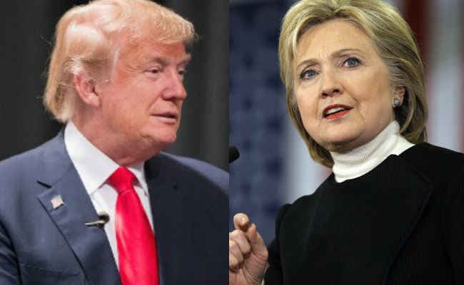 अमेरिका चुनाव : एक चुनाव सर्वेक्षण में हिलेरी को मिली बढत, दूसरे में ट्रंप आगे