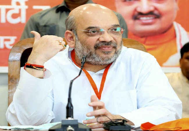 राहुल, मायावती और अखिलेश पर बीजेपी अध्यक्ष अमित शाह का सीधा हमला