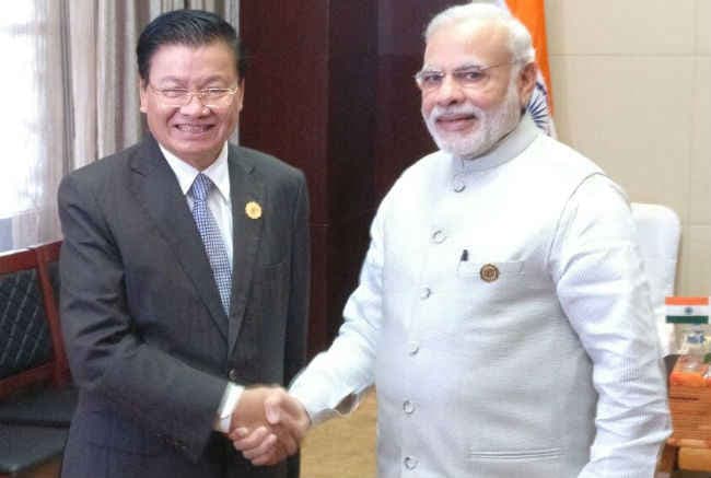 मोदी और लाओस के प्रधानमंत्री के बीच द्विपक्षीय वार्ता में दक्षिण चीन सागर पर भी हुई चर्चा