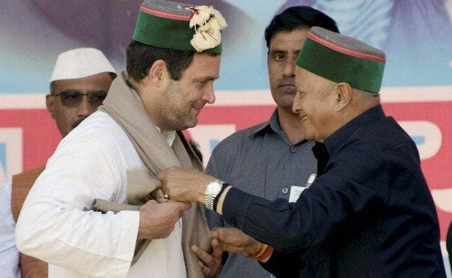 राहुल ने हिमाचल में की चुनावी अभियान की शुरुआत, कहा-वीरभद्र होंगे मुख्यमंत्री पद के उम्मीदवार