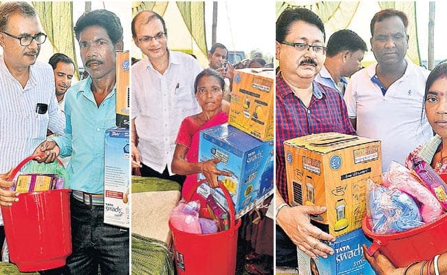 200 परिवारों की दिवाली रोशन करने गांव पहुंचा प्रभात खबर