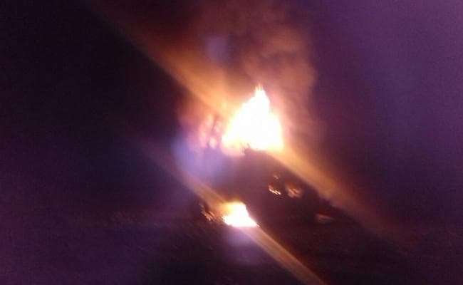 सीसीएल के खास महल प्रोजेक्ट का करोड़ों का डोजर जला