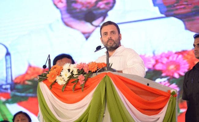 गुजरात में राहुल गांधी को याद आया महाभारत, कहा- यह सच और झूठ की लड़ाई है, सच हमारे साथ