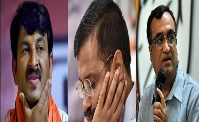 आप पर दोहरा हमलाः भाजपा ने कहा-कांग्रेस की ''बी'' टीम, तो कांग्रेस ने ''कदमों में झुके केजरीवाल''