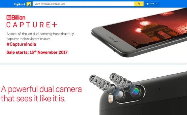 Flipkart लाया 4GB रैम, 13MP डुअल कैमरा वाला Billion Capture+ स्मार्टफोन