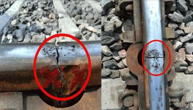 चक्रधरपुर : पटरी पर था चार इंच दरार, बची पैसेंजर ट्रेन