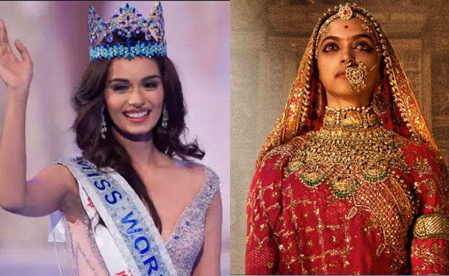 पद्मावती: दीपिका को मिल रही धमकियों पर, जानें क्‍या बोलीं मिस वर्ल्‍ड मानुषी छिल्‍लर