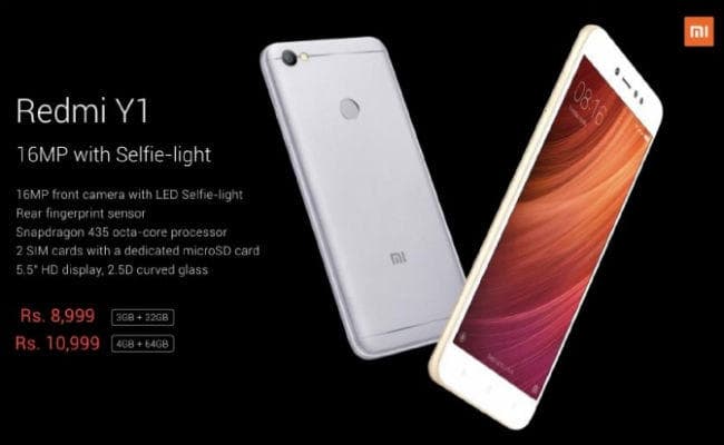 Xiaomi Redmi Y1 और Redmi Y1 Lite की चल रही है सेल...!