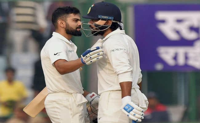 भारत-श्रीलंका तीसरा टेस्ट : कोटला में गरजा कोहली-विजय का बल्ला, कई रिकॉर्ड ध्वस्त