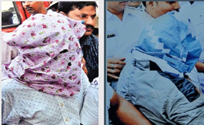 आरोपी शिक्षकों को पुलिस हिरासत