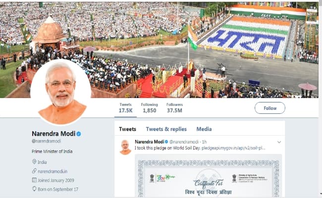 मोदी का यह ट्वीट सबसे ज्यादा हुआ रिट्वीट, फॉलोअर की संख्या में 52 % की वृद्धि,