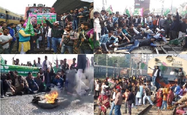 बिहार में जन अधिकार पार्टी के समर्थकों ने रोकी ट्रेनें, NH जाम से वाहनों की लगी लंबी कतार