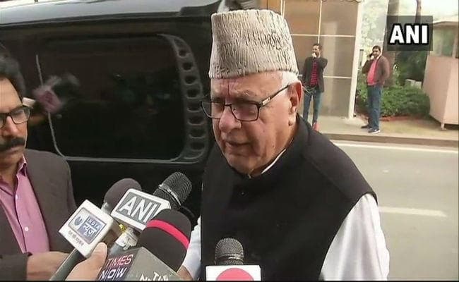 VIDEO: फारुक अबदुल्ला ने इशारों में किया मणिशंकर पर कमेंट, कहा- ऐसा नहीं होता तो गुजरात में कांग्रेस जीत जाती