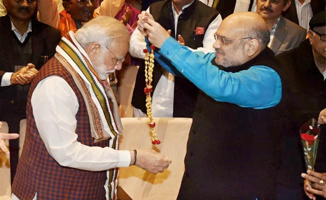 संसदीय दल की बैठक में गुजरात और हिमाचल की जीत पर भावुक हुए प्रधानमंत्री मोदी