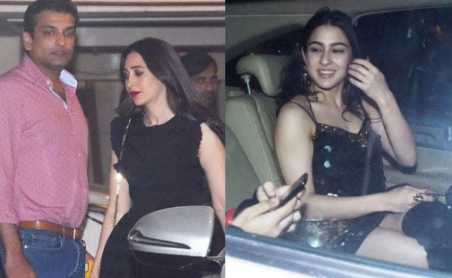 PHOTOS: सैफ-करीना ने दी क्रिसमस पार्टी, ब्‍वॉफ्रेंड संग पहुंची करिश्‍मा, सारा पर टिकी निगाह