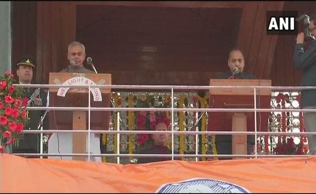 जयराम ठाकुर बने हिमाचल के मुख्‍यमंत्री, दो मंत्रियों ने संस्‍कृत में शपथ ली, जानिए किनको मिली मंत्रिमंडल में जगह