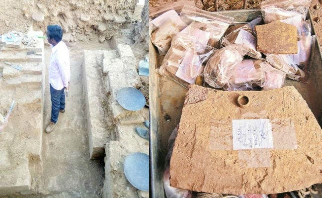 लखीसराय : लाली पहाड़ी की खुदाई में मिले बौद्ध भिक्षुओं के सेल, गुप्तकाल की बर्तनें