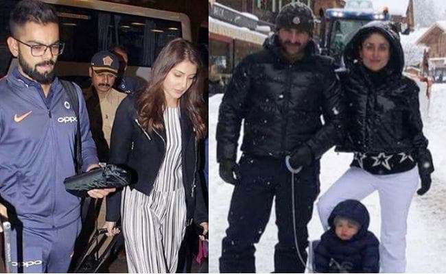 तैमूर संग स्विटजरलैंड पहुंचे सैफ-करीना, जानें New Year में बाकी सेलीब्रिटीज का प्‍लान क्‍या है?