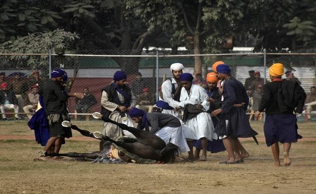 गांधी मैदान में घुड़दौड़, 5 सवार गिरकर घायल, एक मीडियाकर्मी भी घायल