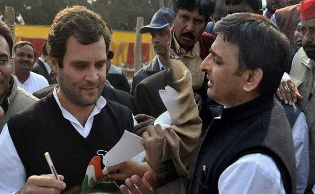 गंठजोड़ : अखिलेश के सहारे राहुल !