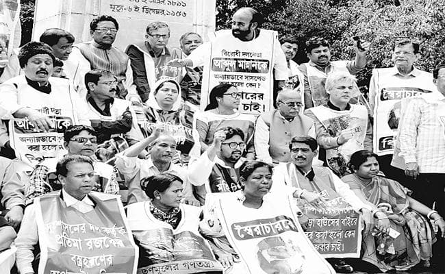 प्रतिमा रजक ने दी विधानसभा के अंदर धरना देने की धमकी, कांग्रेस-वामो ने किया वाकआउट