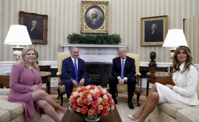 डोनाल्‍ड ट्रंप ने इस्राइल-फलस्तीन संघर्ष के समाधान का रास्‍ता सुझाया