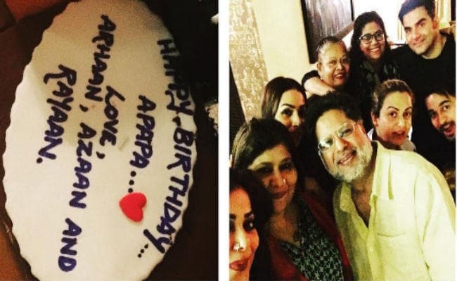 मलाइका अरोड़ा के पापा की बर्थडे पार्टी में पहुंचे अरबाज खान, तस्‍वीरें आई सामने