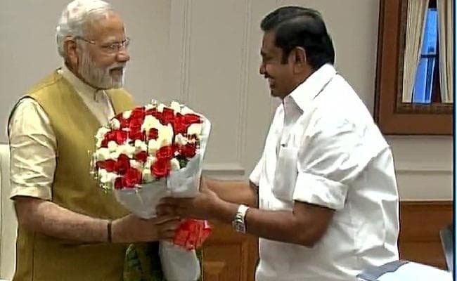 पलानीस्वामी ने की पीएम मोदी से मुलाकात