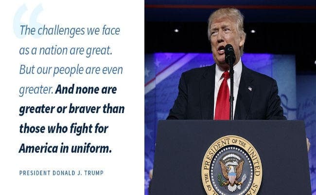 अमेरिकी संसद को ट्रंप ने पहली बार किया संबोधित, कहा - हम जल्द खड़ी करेंगे दीवार