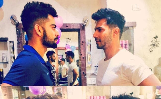 विराट कोहली के इतने बड़े फैन हैं वरुण धवन कि उनके लिए करा लिया न्‍यू हेयरकट, देखें तस्‍वीर