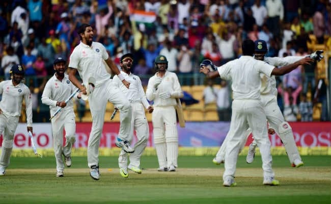 बेंगलुरु में जीत से भारत की नंबर एक रैंकिंग पक्की