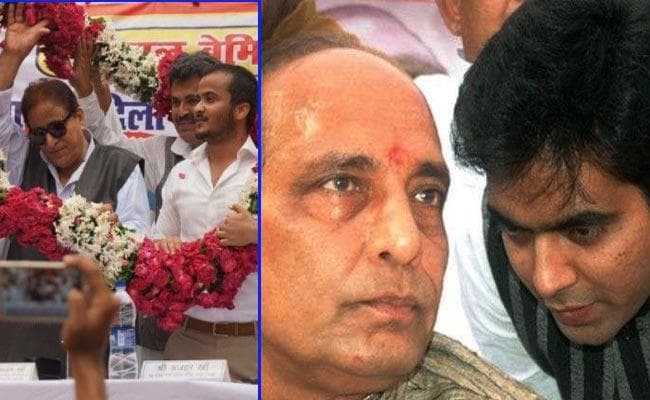 आजम खां और राजनाथ के बेटे जीते, मुलायम का कुनबा धड़ाम