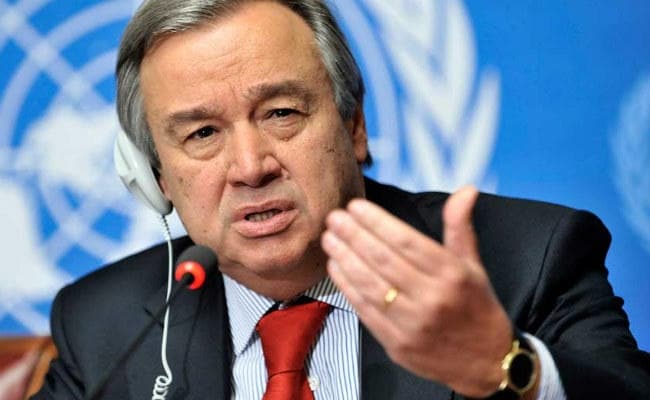 गुटेरेज ने अमेरिका की ओर से संरा को दिये जाने वाले कोष में एकाएक कटौती को लेकर चेताया