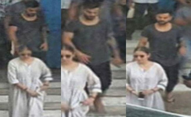 चोटिल विराट का हाल जानने बेंगलुरू पहुंचीं अनुष्का शर्मा, देखें video