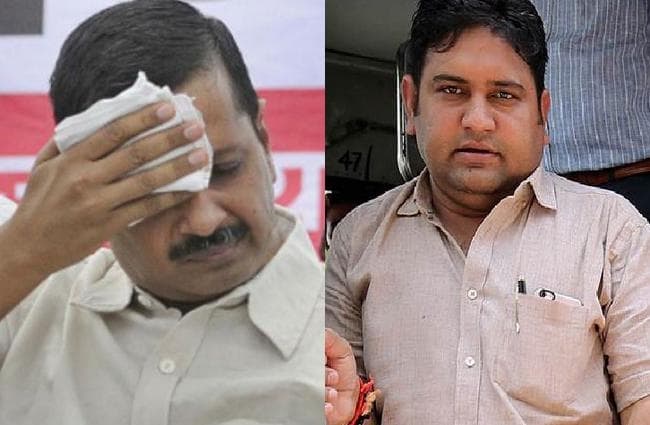 आप से निष्कासित विधायक संदीप ने अरविंद केजरीवाल की तुलना फिल्म " घातक" के विलेन से की