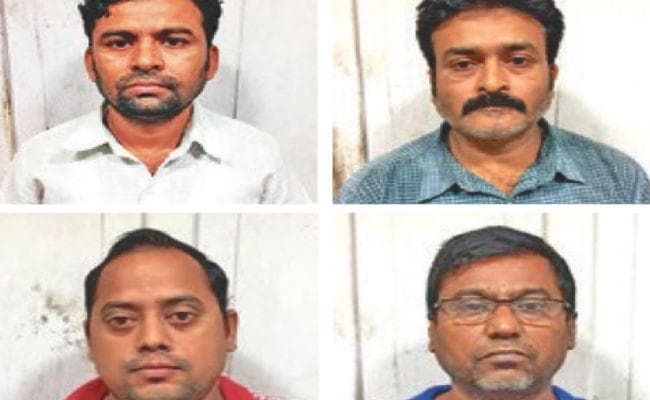 फरजी चेक से लाखों का गबन करनेवाले छह गिरफ्तार