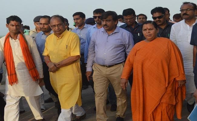 उमा भारती बोलीं, राम मंदिर निर्माण में नीतीश- लालू करें सहयोग